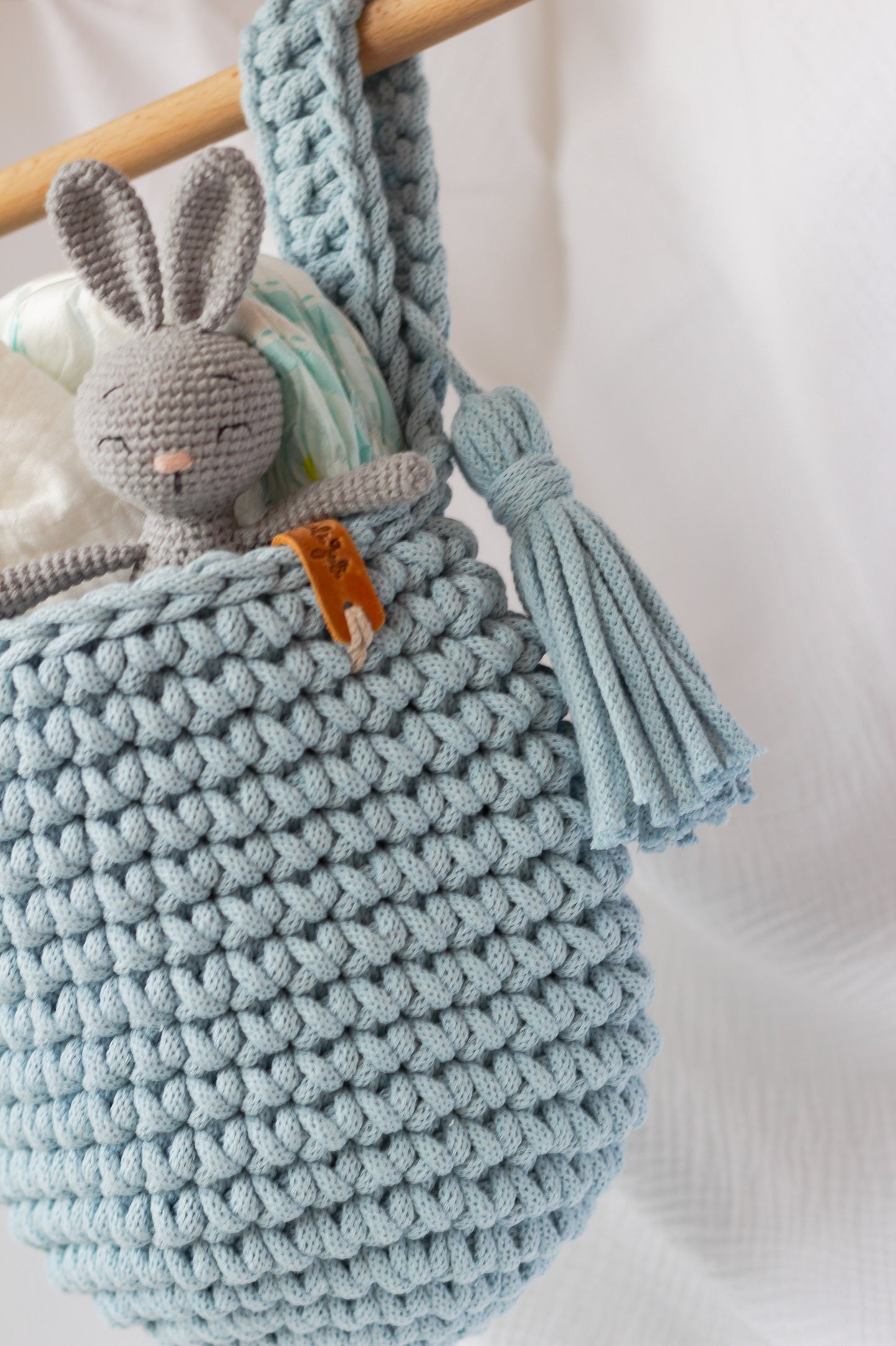 BIG HANGING POCKET BASKET | MISTY