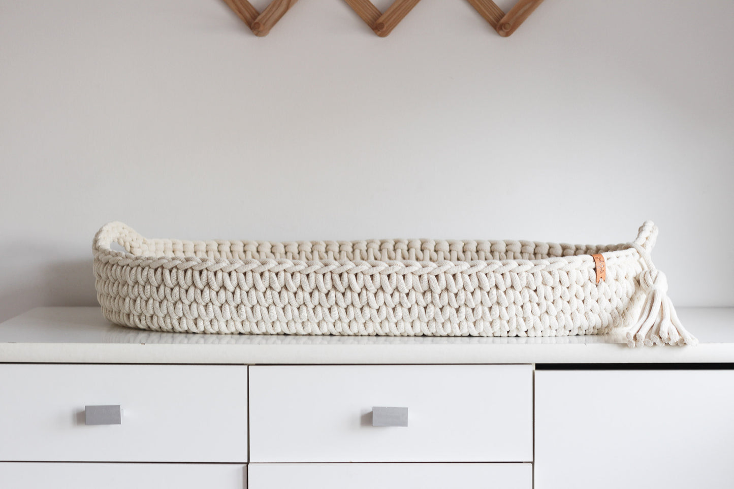 BABY CHANGING BASKET | Golden Natural