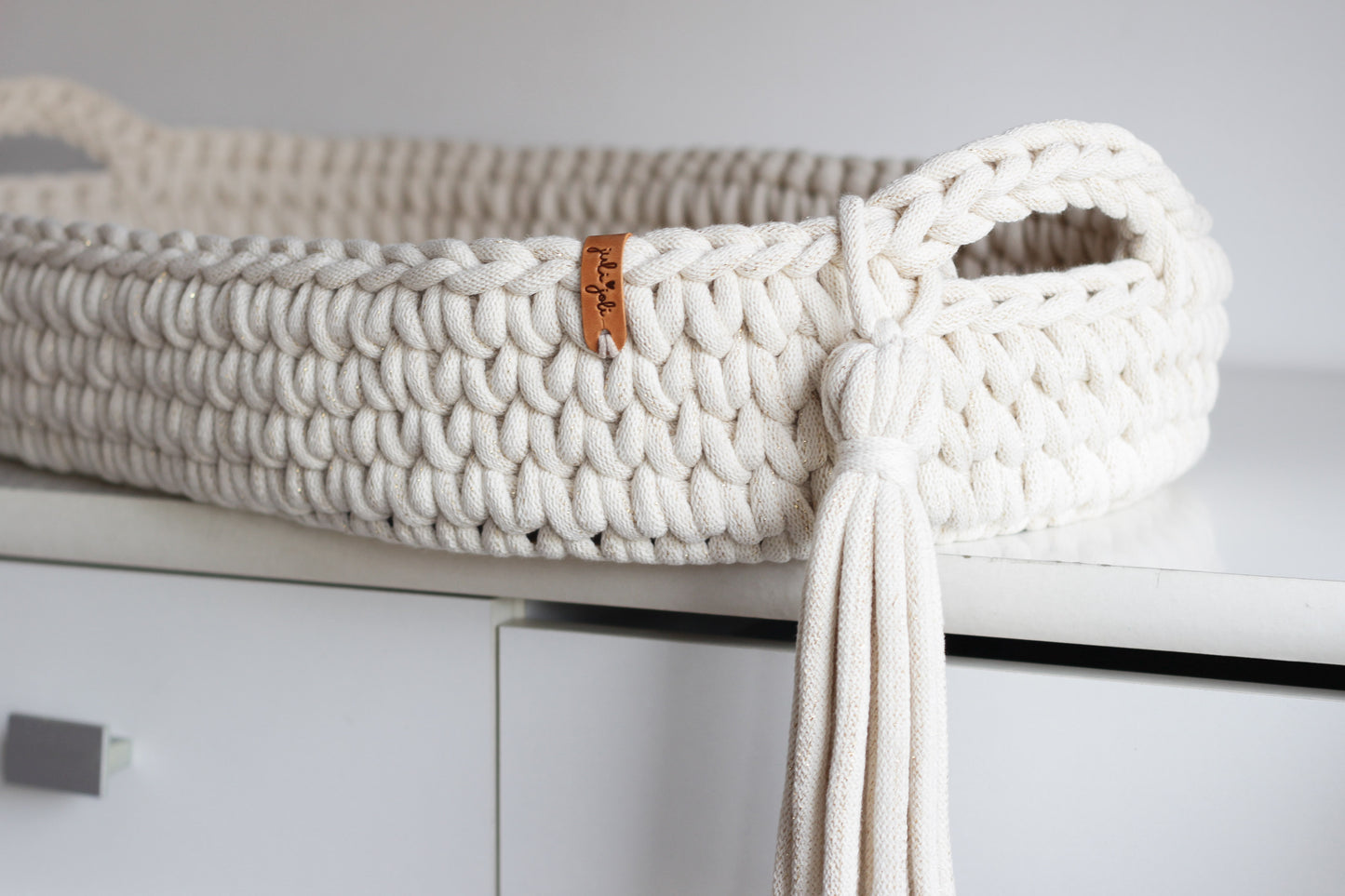 BABY CHANGING BASKET | Golden Natural