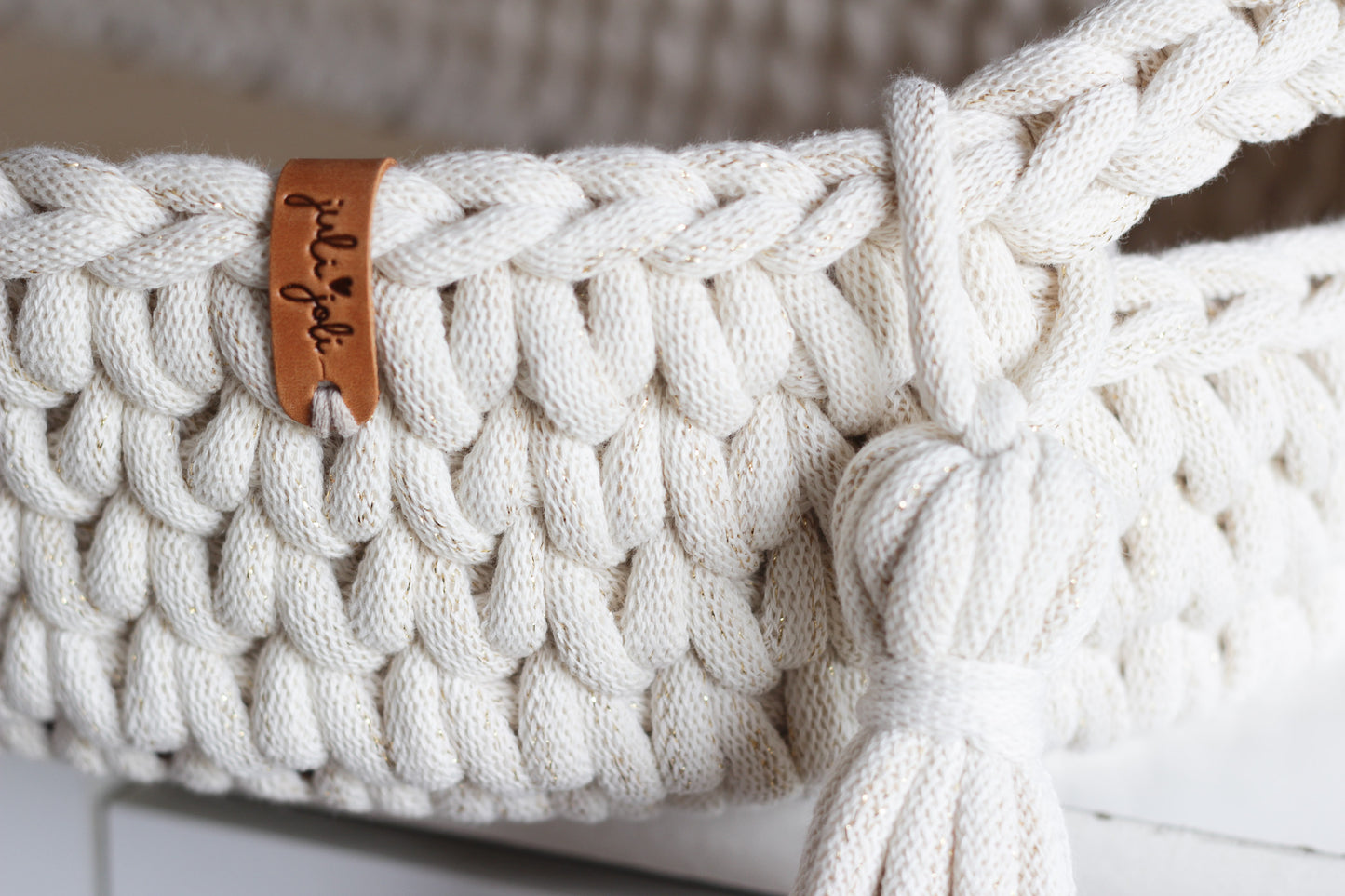 BABY CHANGING BASKET | Golden Natural
