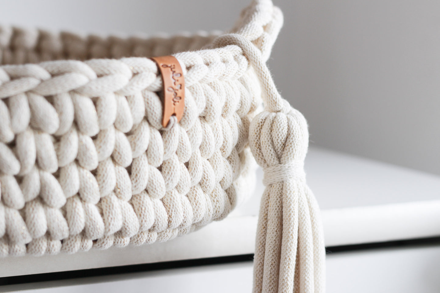 BABY CHANGING BASKET | Golden Natural