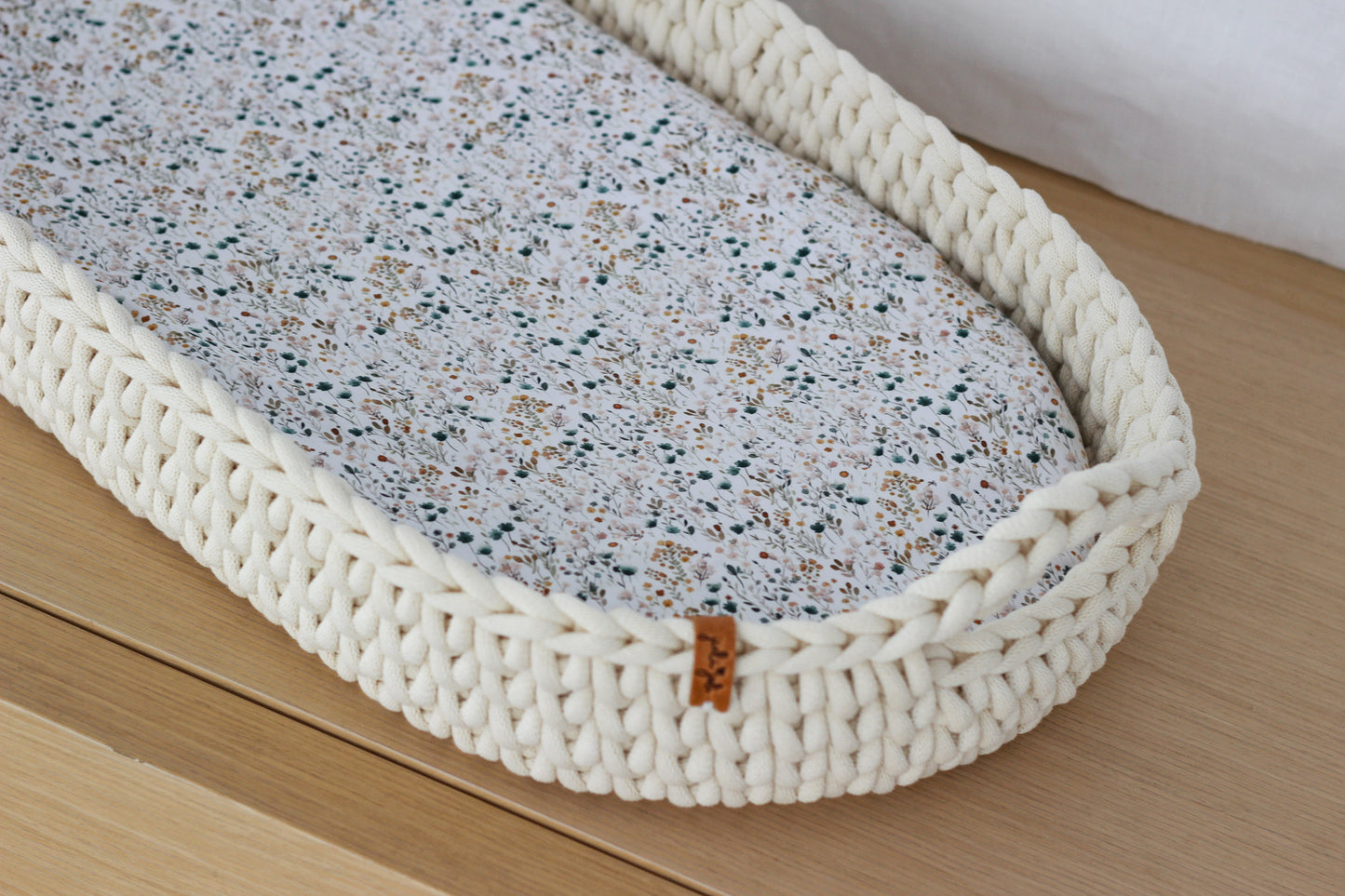 PREMIUM COTTON FITTED SHEET | FLORAL ORNAMENT