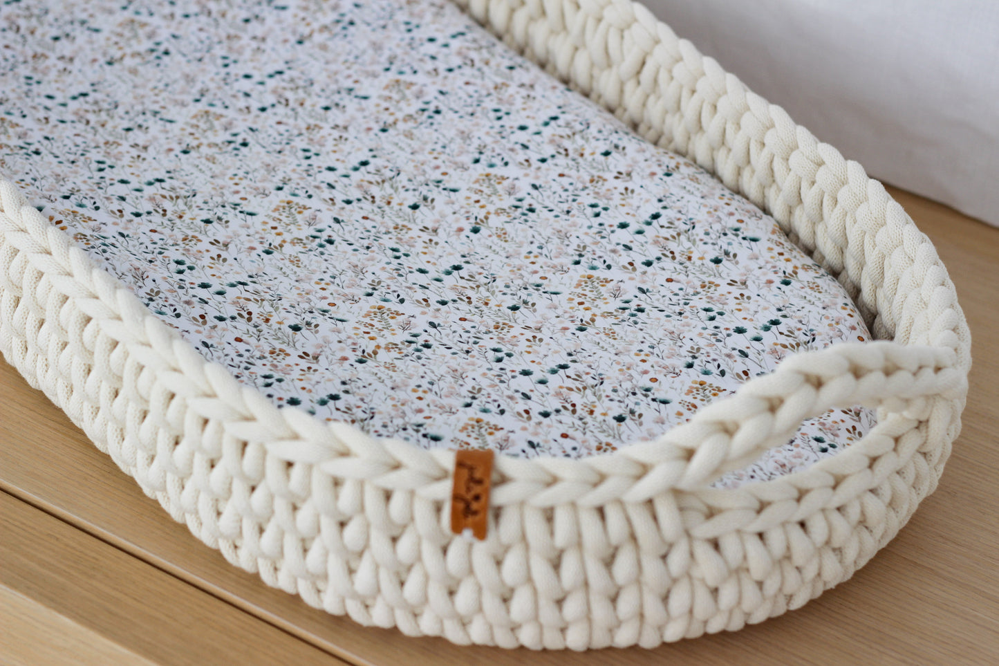 PREMIUM COTTON FITTED SHEET | FLORAL ORNAMENT