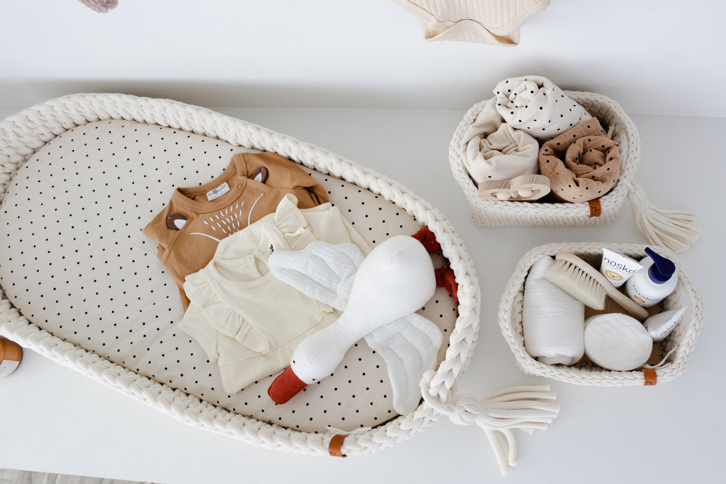 RECTANGLE BASKET SET of 2 | NATURAL