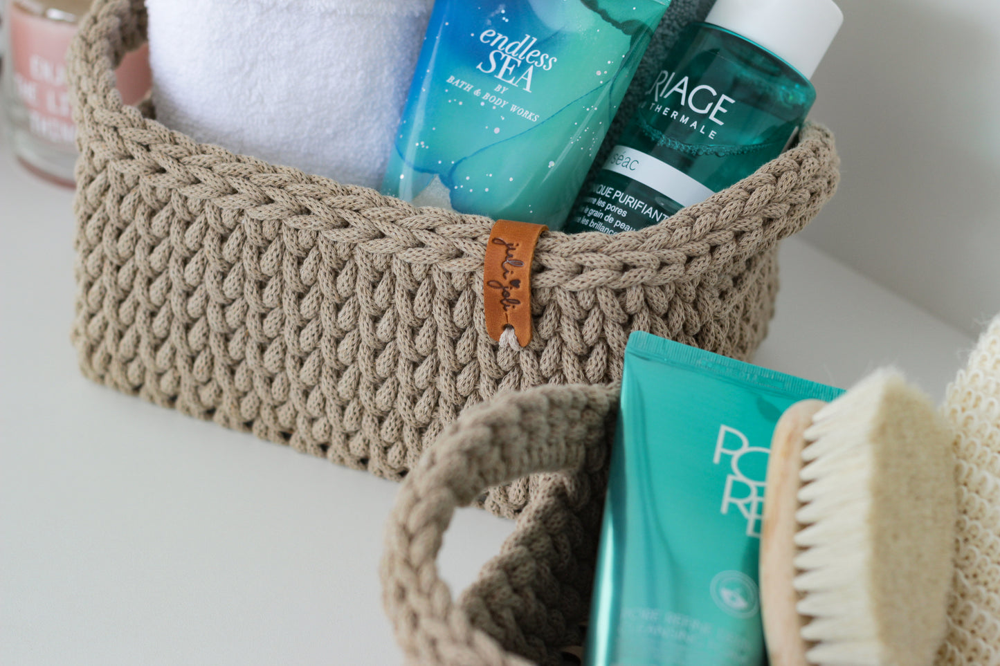 RECTANGLE BASKET MEDIUM | SAND