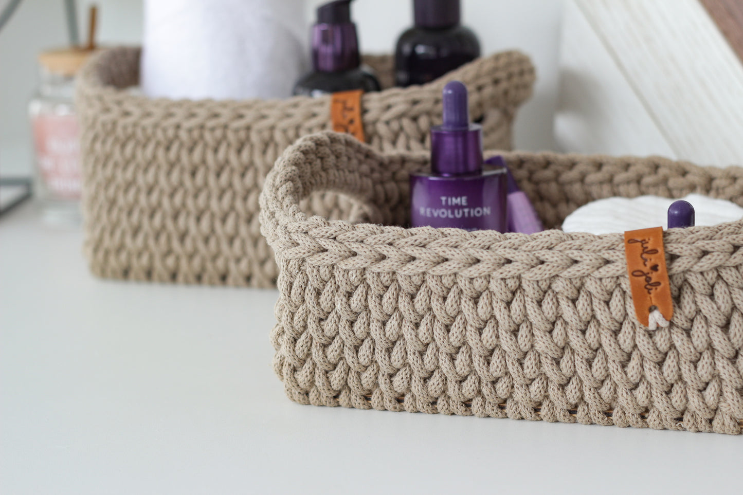 RECTANGLE BASKET MEDIUM | SAND