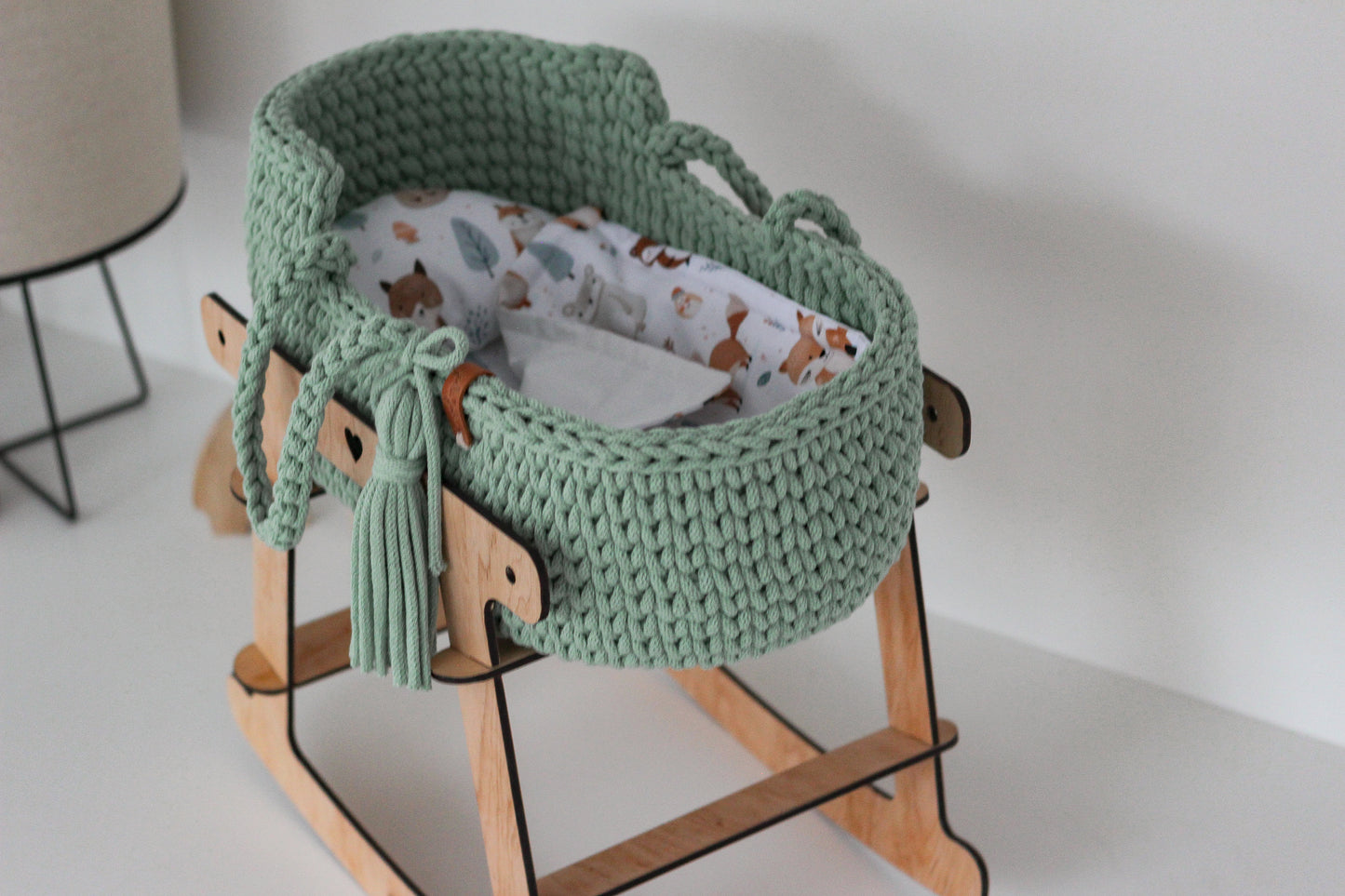 42cm DOLL MOSES BASKET | ALOE