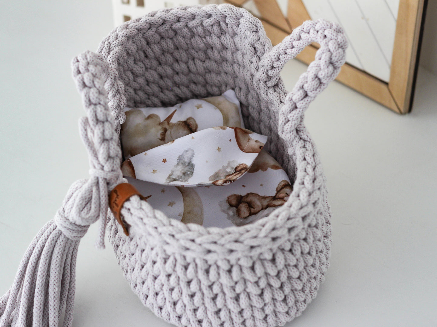 22cm MINI DOLL MOSES BASKET | MOONLIGHT
