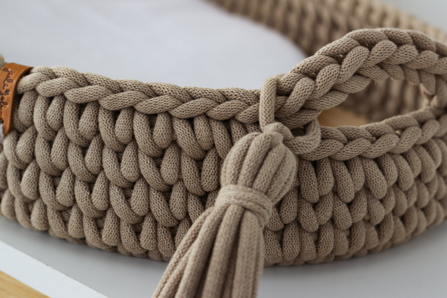 BABY CHANGING BASKET | Sand