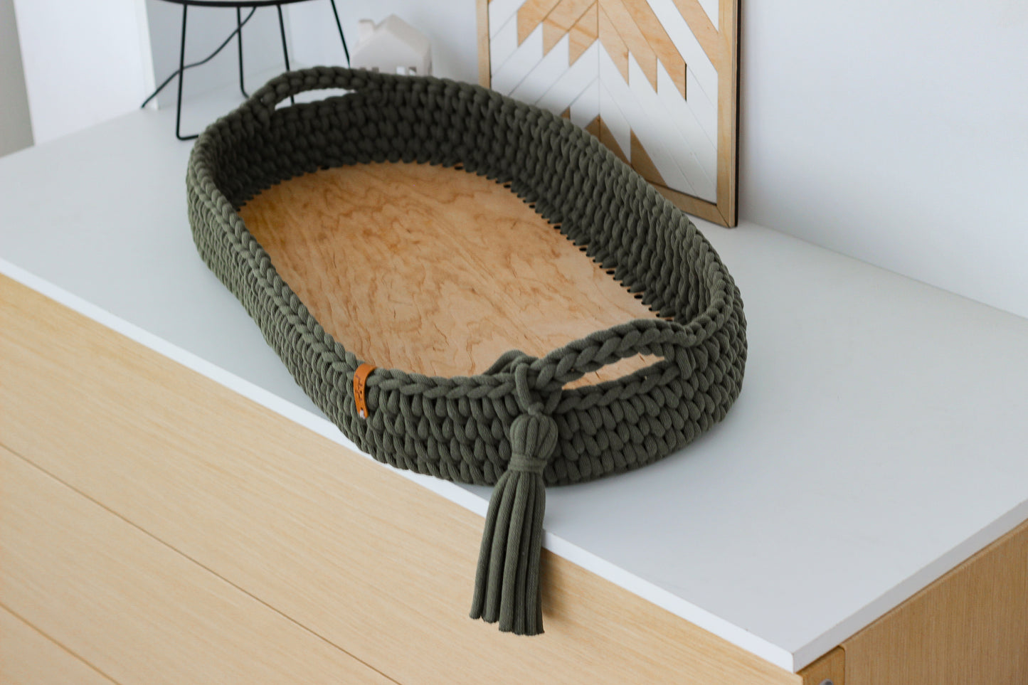 BABY CHANGING BASKET | Avocado