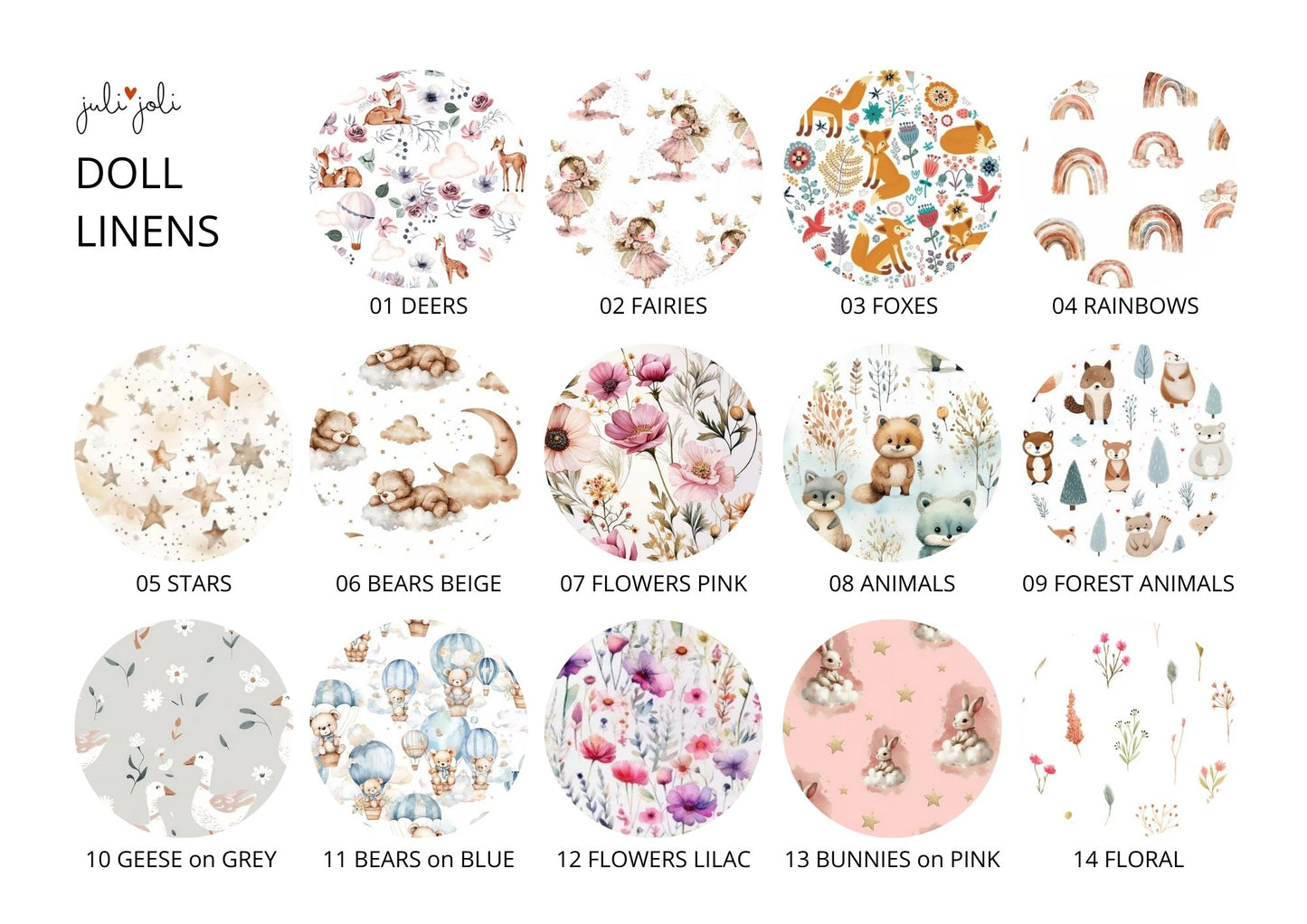 27cm DOLL MOSES BASKET | SAND