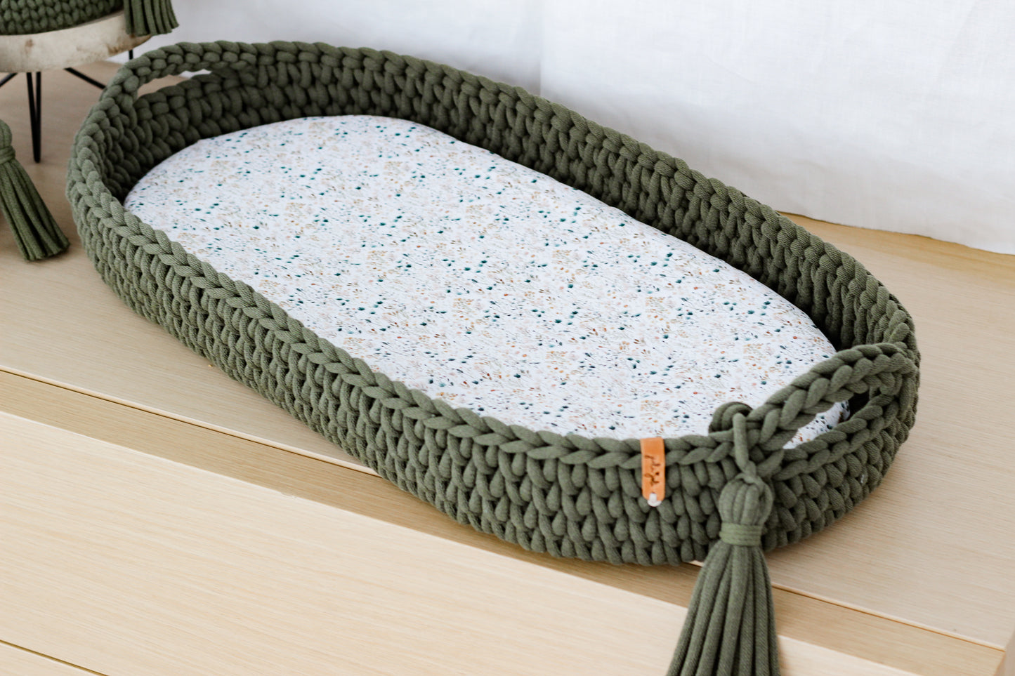 BABY CHANGING BASKET | Avocado
