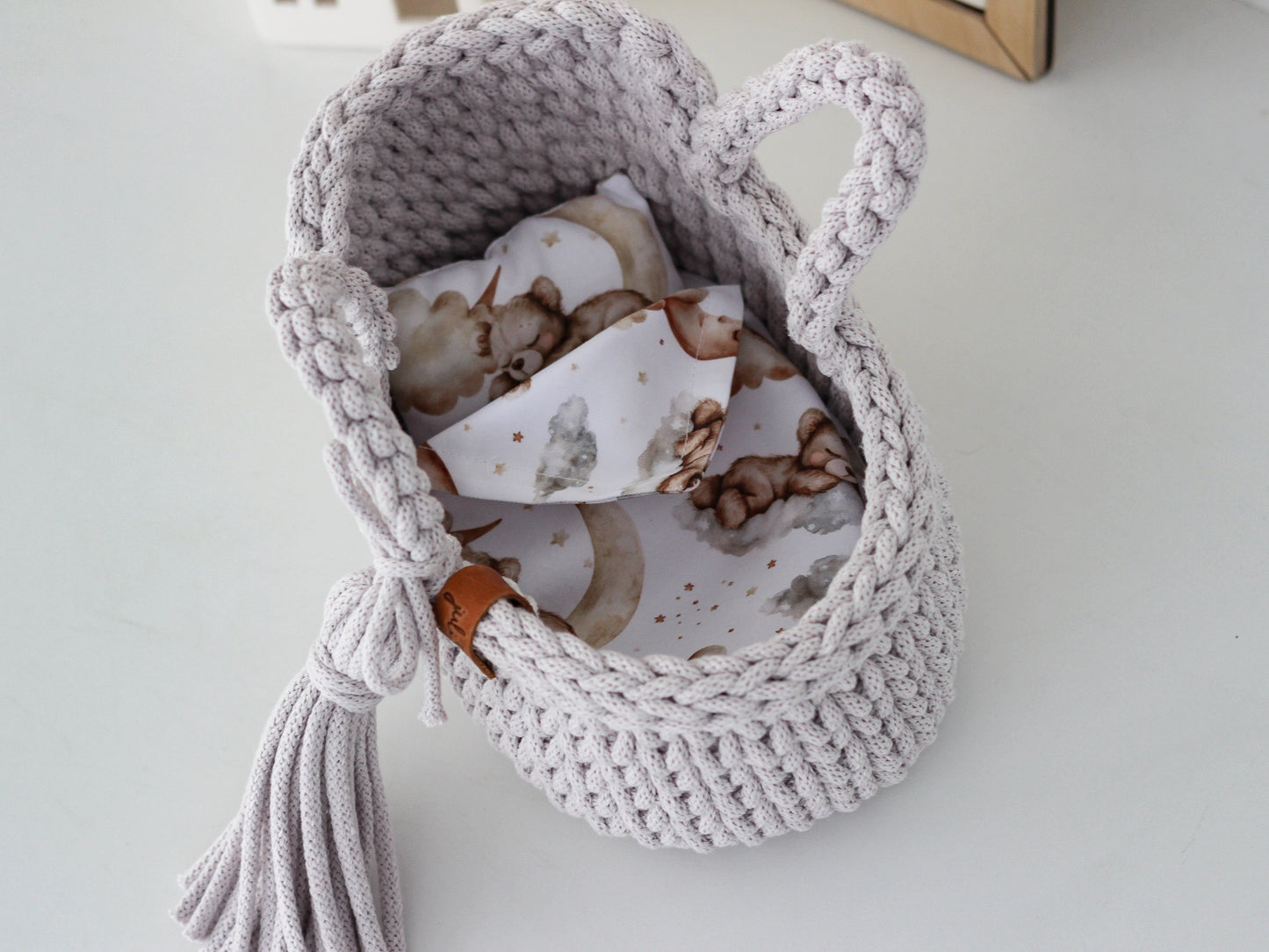 22cm MINI DOLL MOSES BASKET | MOONLIGHT