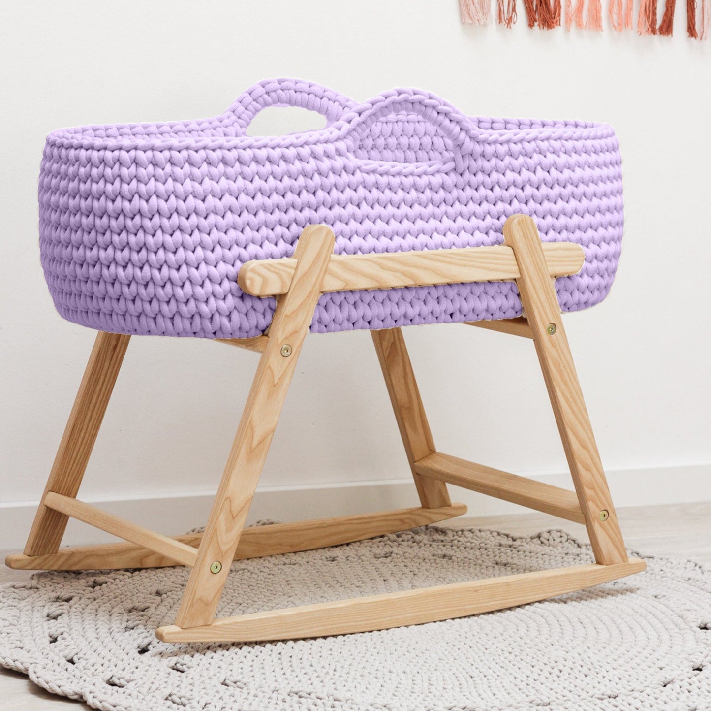 BABY MOSES BASKET | LAVENDER