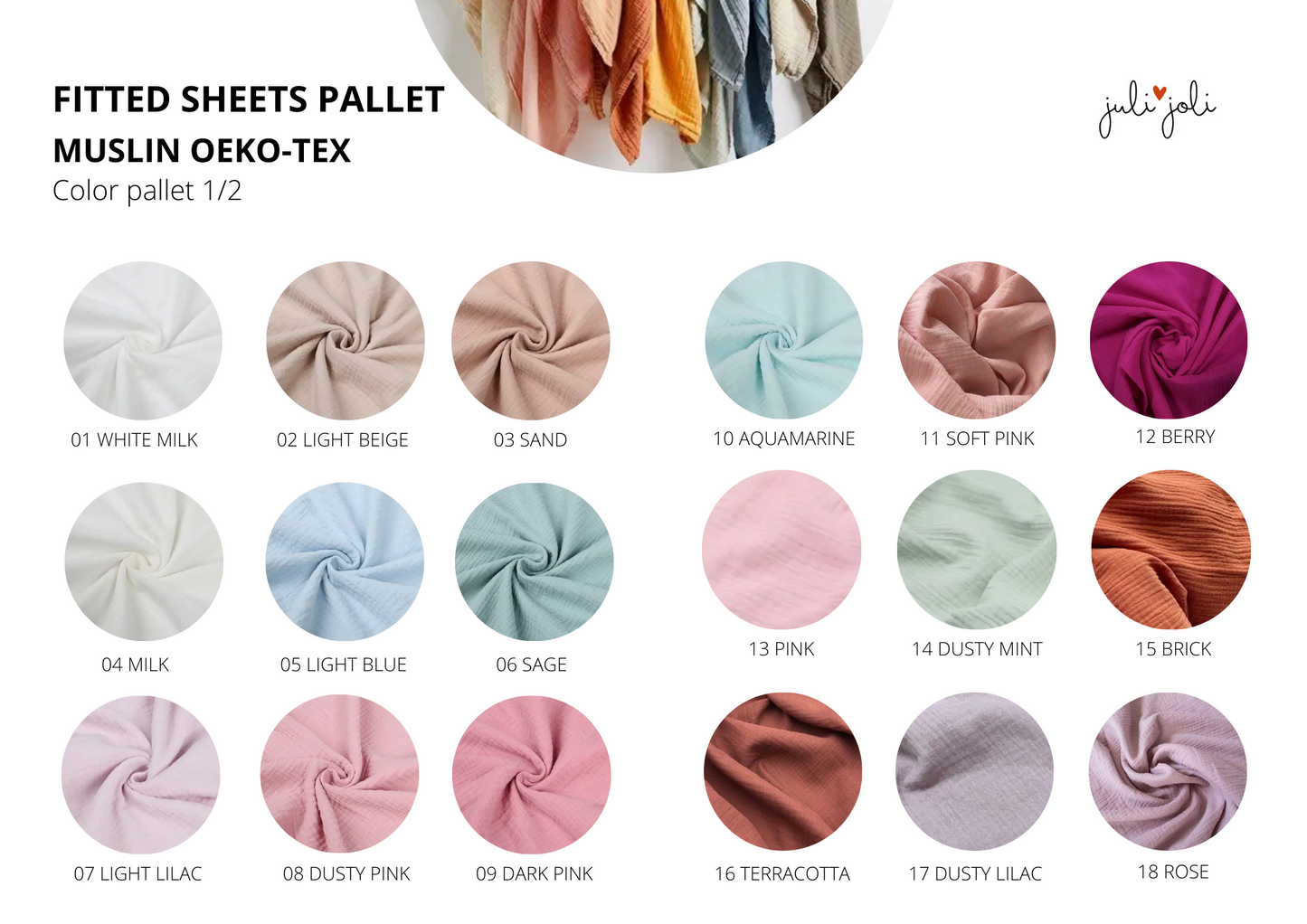 MUSLIN FITTED SHEETS