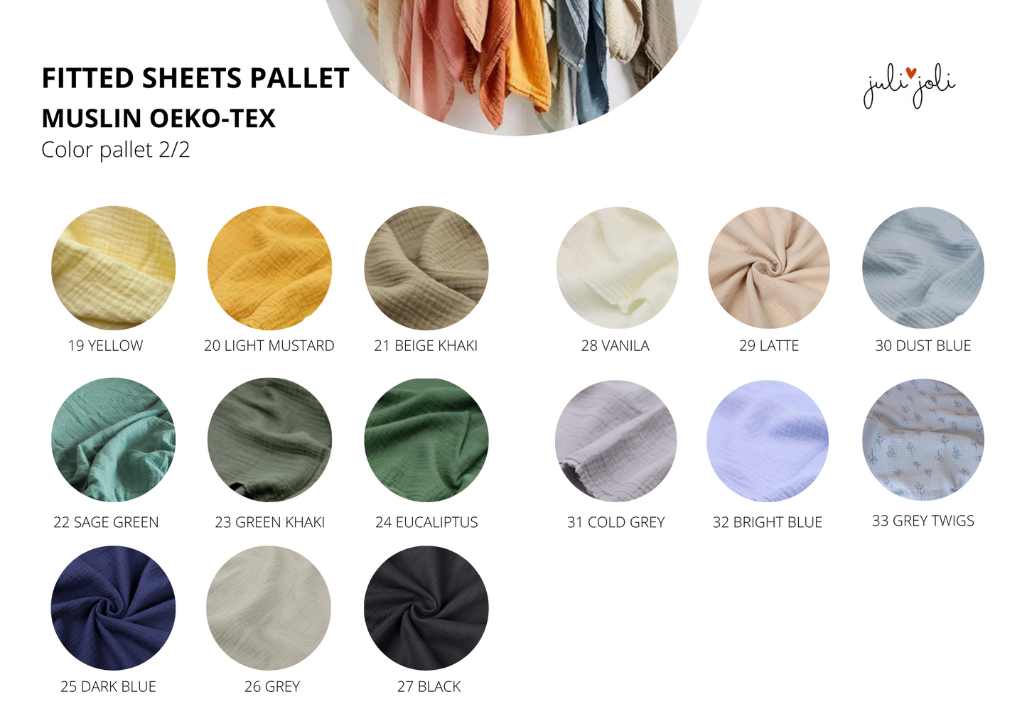 MUSLIN FITTED SHEETS