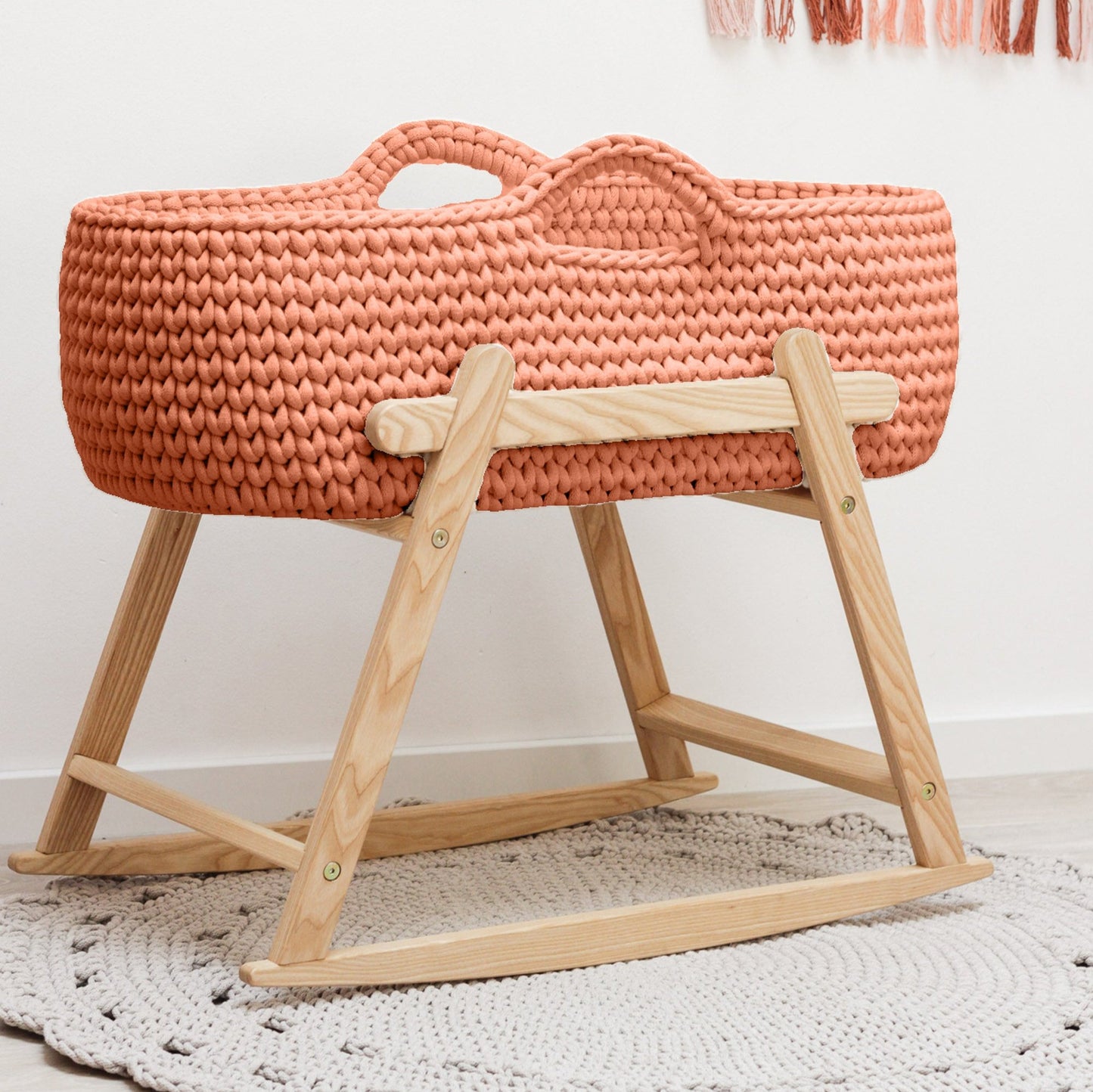 BABY MOSES BASKET | TERRACOTTA