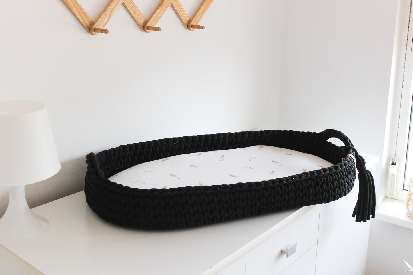 BABY CHANGING BASKET | Black