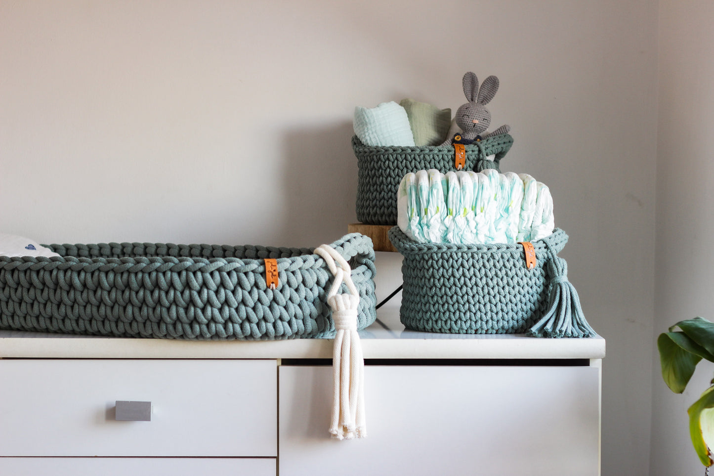 BABY CHANGING BASKET | Laurel