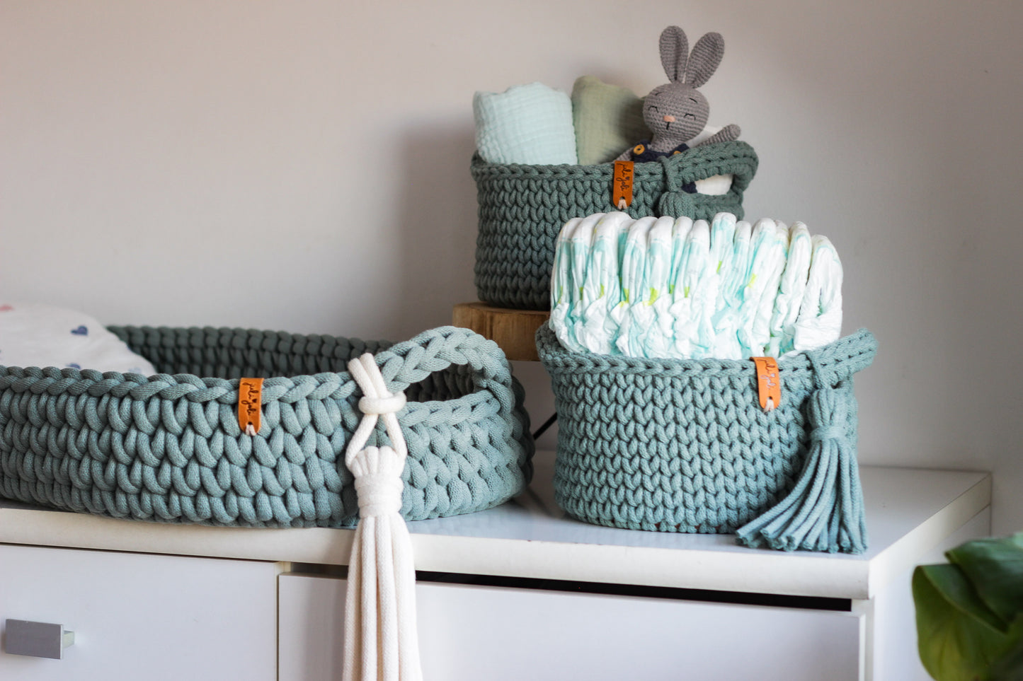 BABY CHANGING BASKET | Laurel