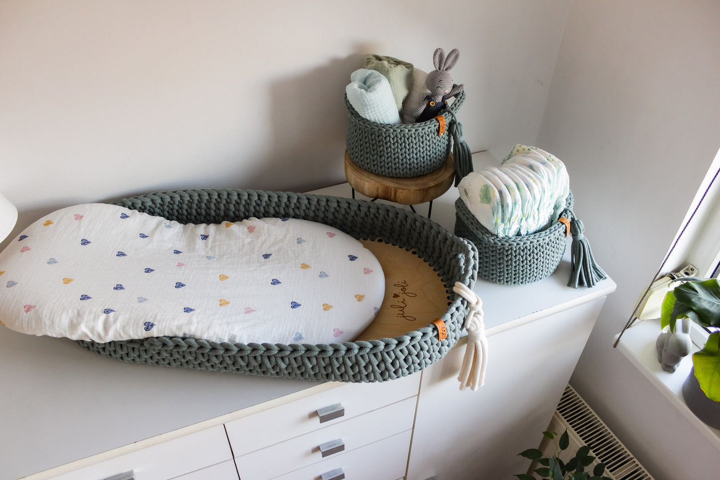 BABY CHANGING BASKET | Laurel