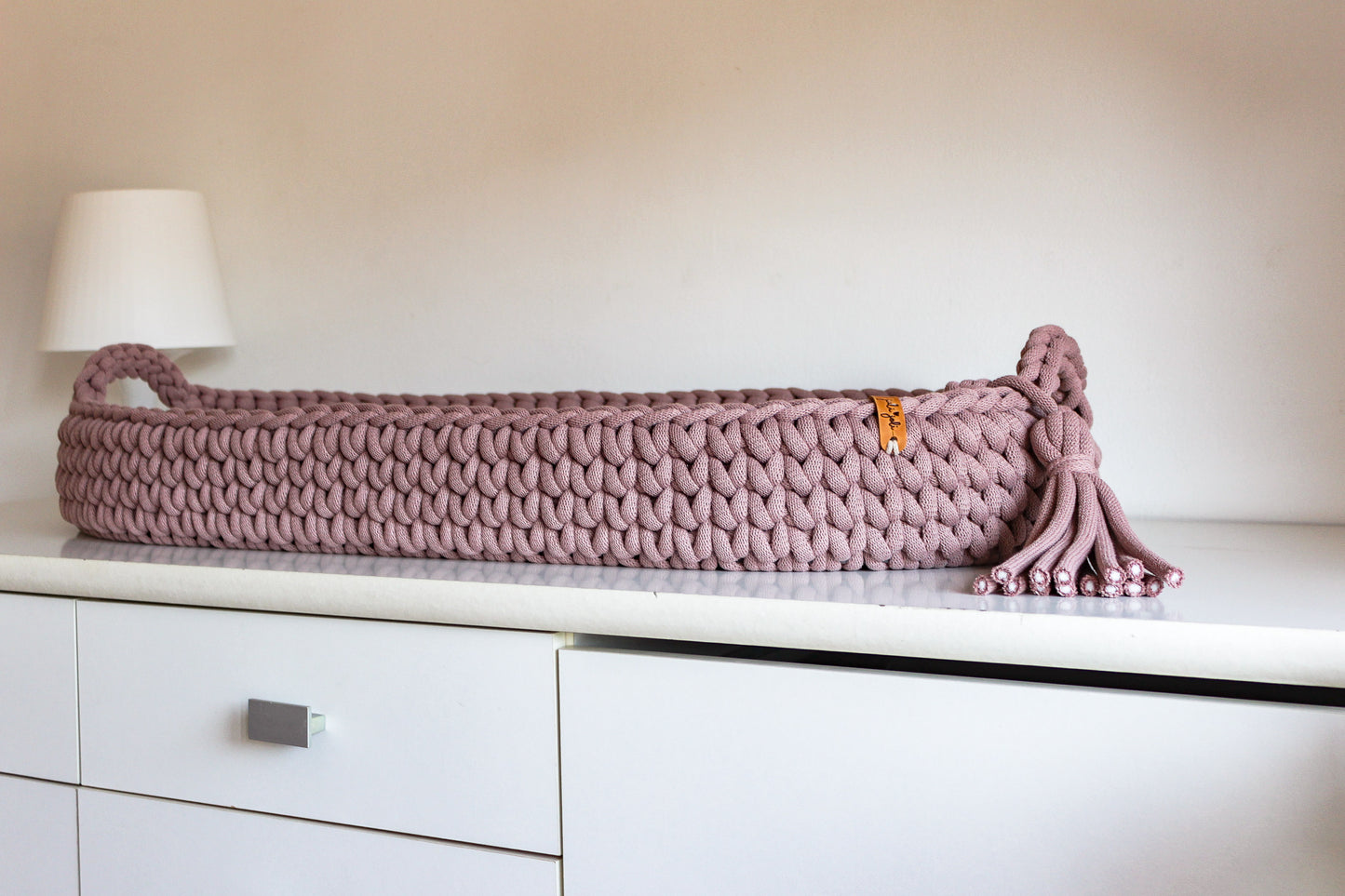 BABY CHANGING BASKET | Mauve