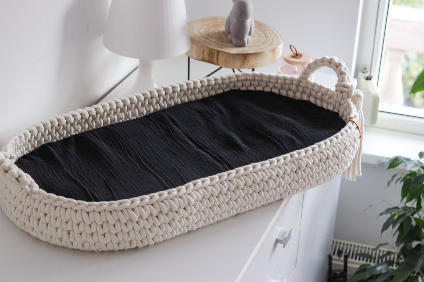 BABY CHANGING BASKET | Natural