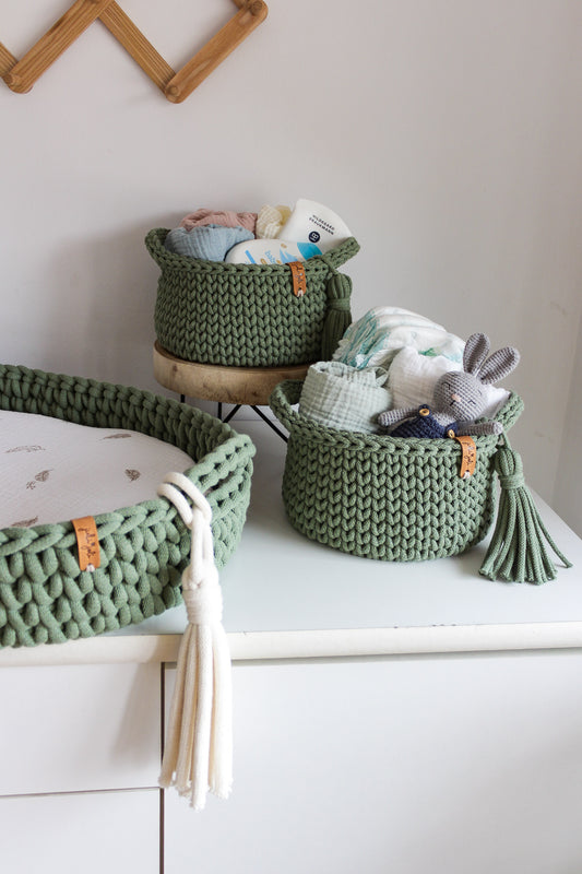 ROUND DIAPER BASKET 20cm