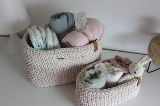 OVAL STORAGE BASKETS - 3 SIZES