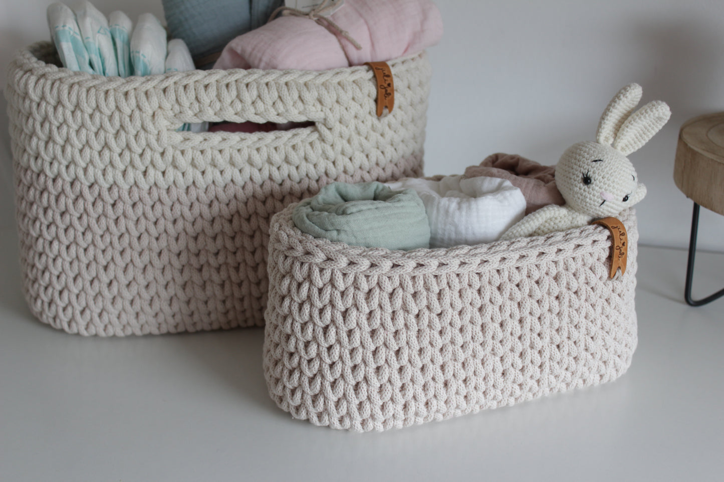 OVAL STORAGE BASKETS - 3 SIZES