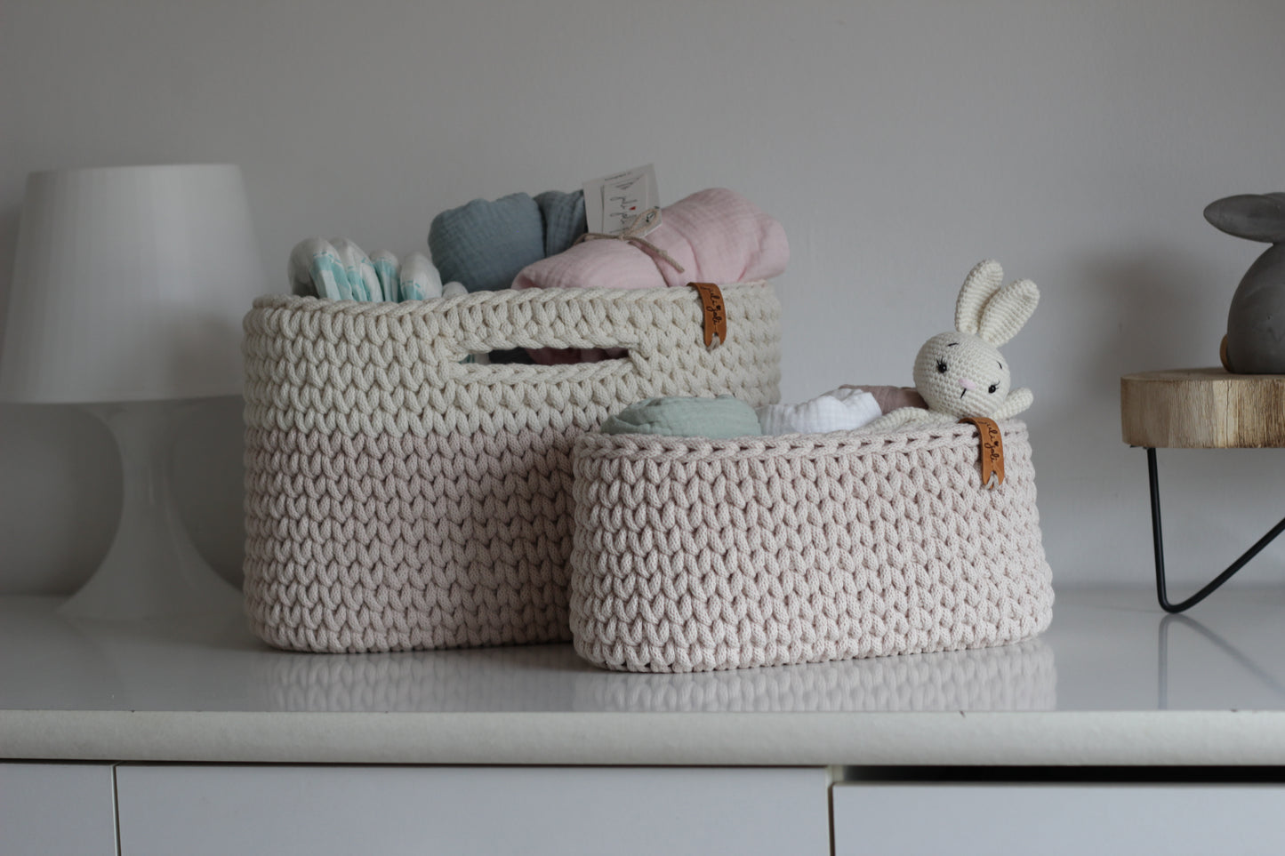 OVAL STORAGE BASKETS - 3 SIZES