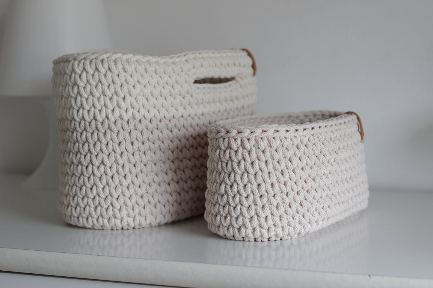 OVAL STORAGE BASKETS - 3 SIZES